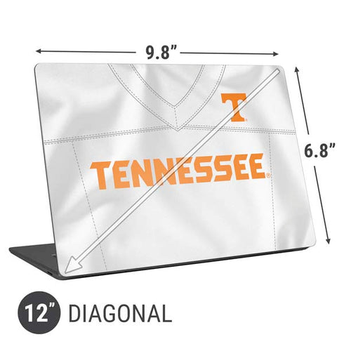 University of Tennessee White Jersey Universal Laptop 12in (9.8 x 6.8in) Skin